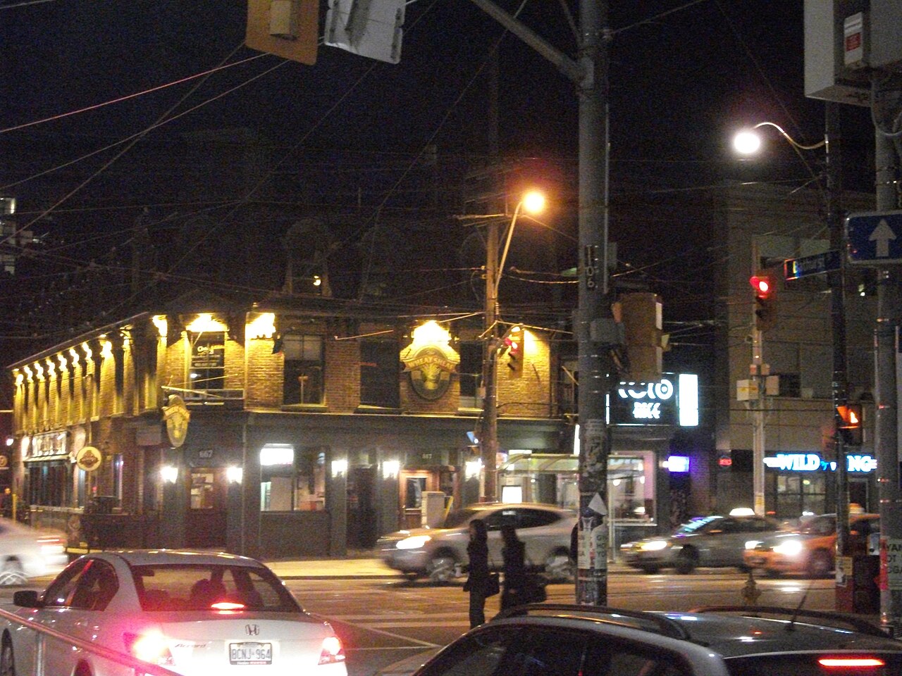 At night, King and Bathurst